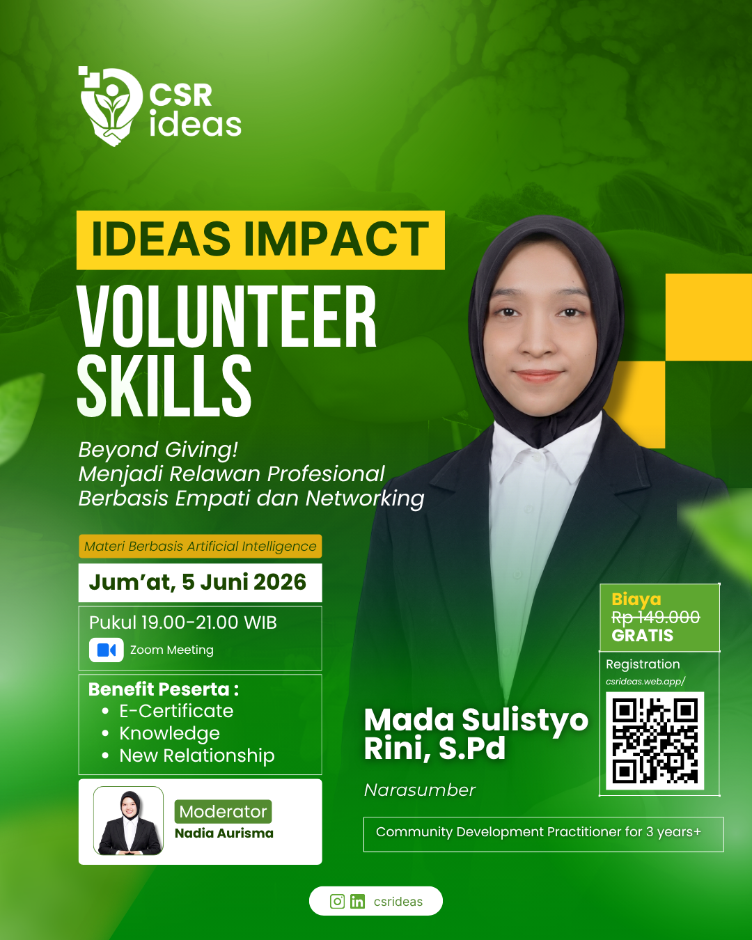 Webinar Volunteer Skills